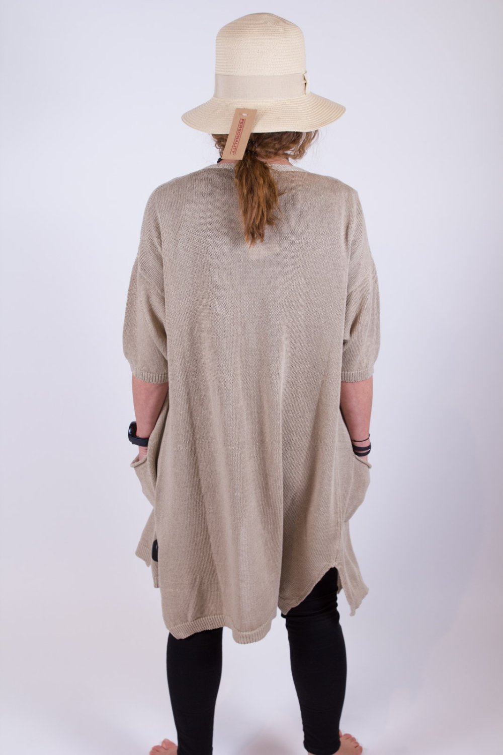 náhled Dámský lněný cardigan Yerse 32542