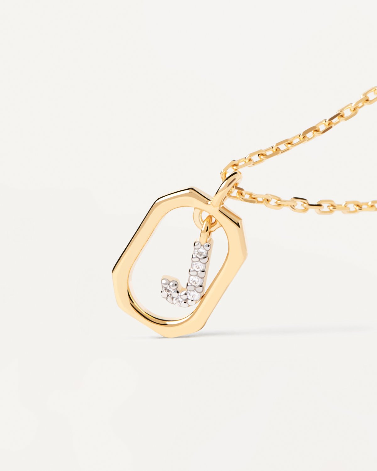 náhled PDP. CO01-521 MINI LETTER J NECKLACE