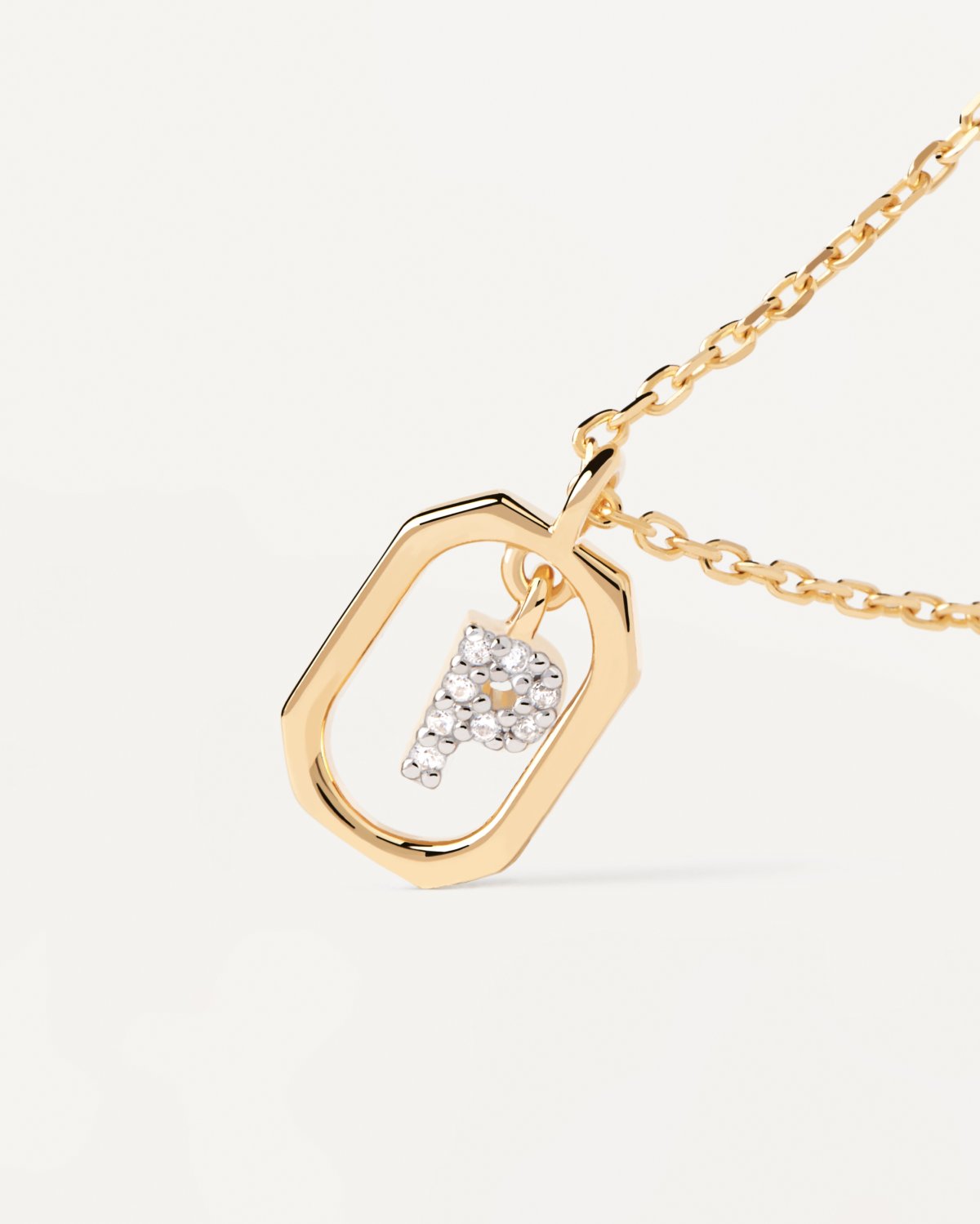 náhled PDP. CO01-527 MINI LETTER P NECKLACE