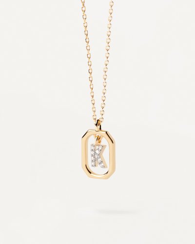 PDP. CO01-522 MINI LETTER K NECKLACE