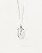detail PDP. CO02-512 MINI LETTER A SILVER NECKLACE
