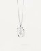 detail PDP. CO02-522 MINI LETTER K SILVER NECKLACE